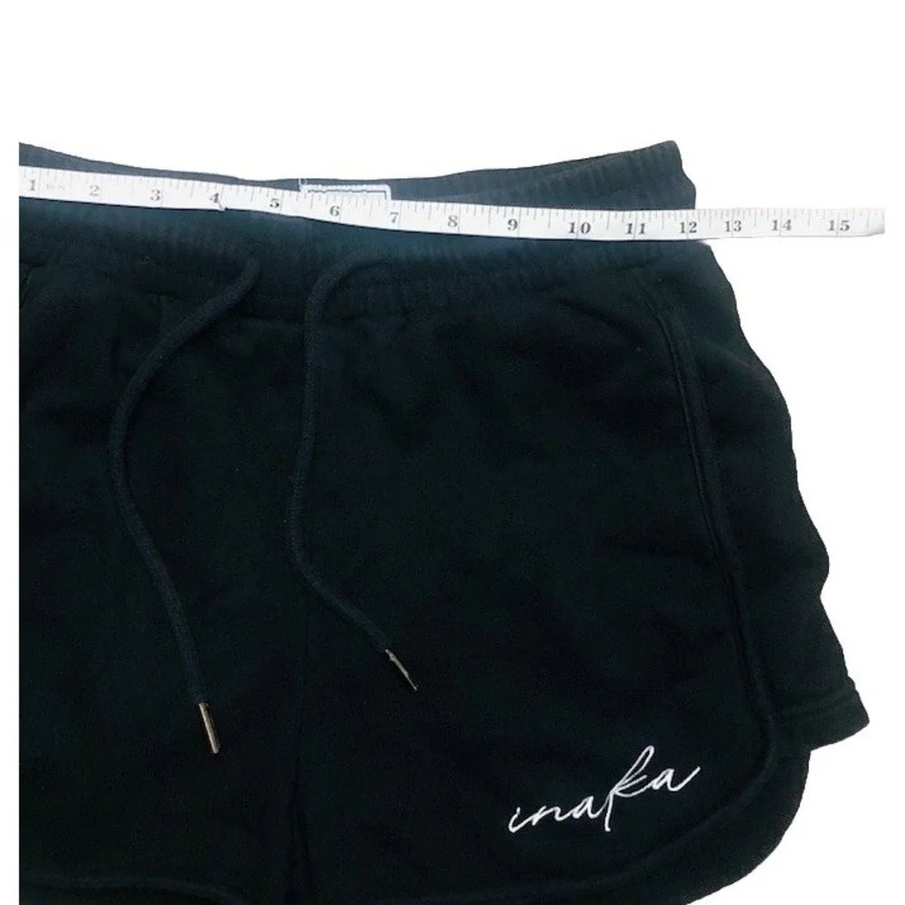 Inaka Power Shorts Women's S Black‎ French Terry Training Bodybuilding Gym